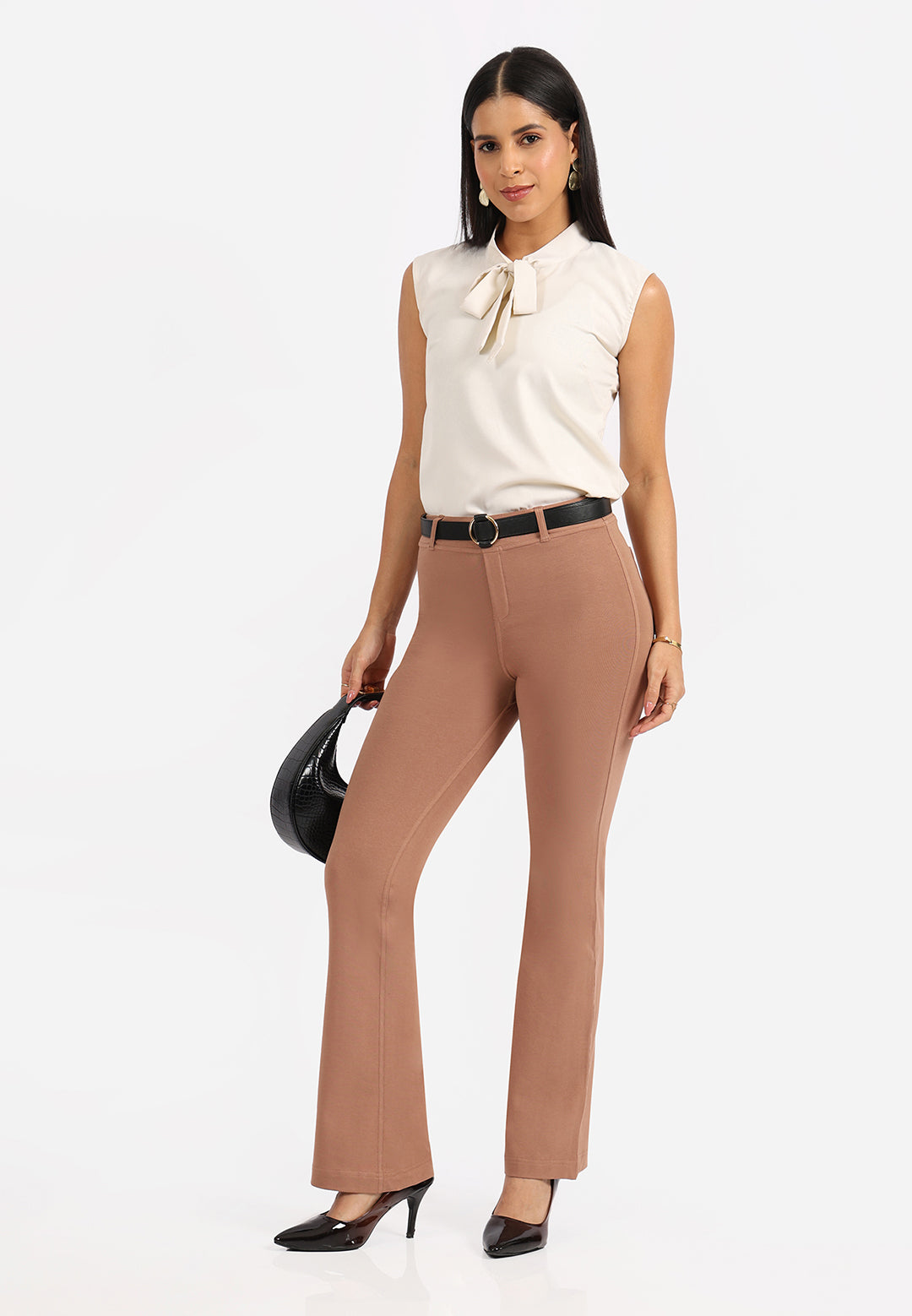 AM:PM Air Flare Trousers - Cotton