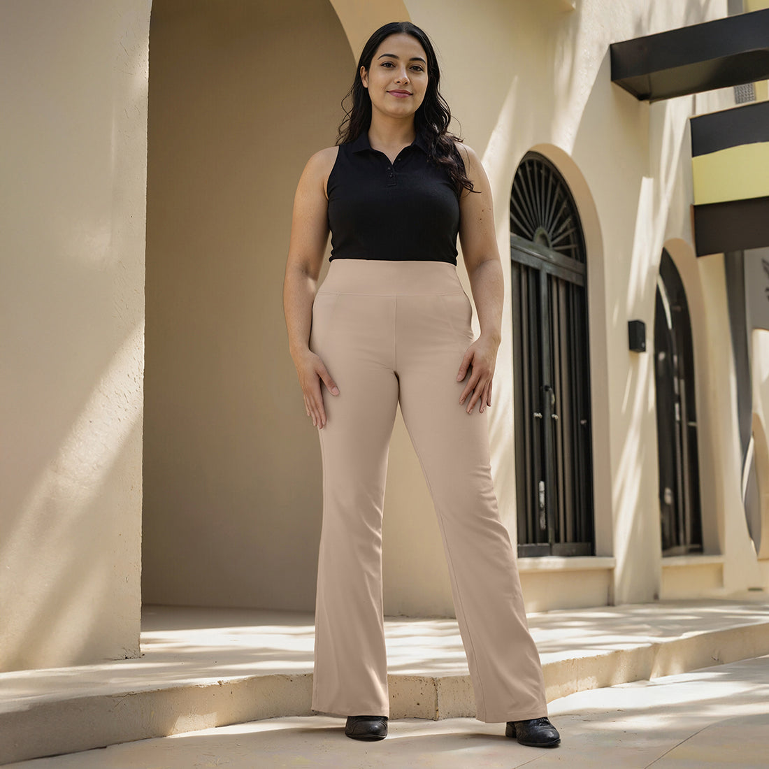 AM:PM Cotton Flare Pants