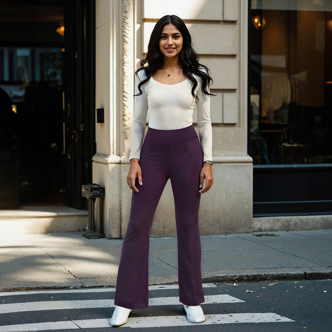 AM:PM Cotton Flare Pants