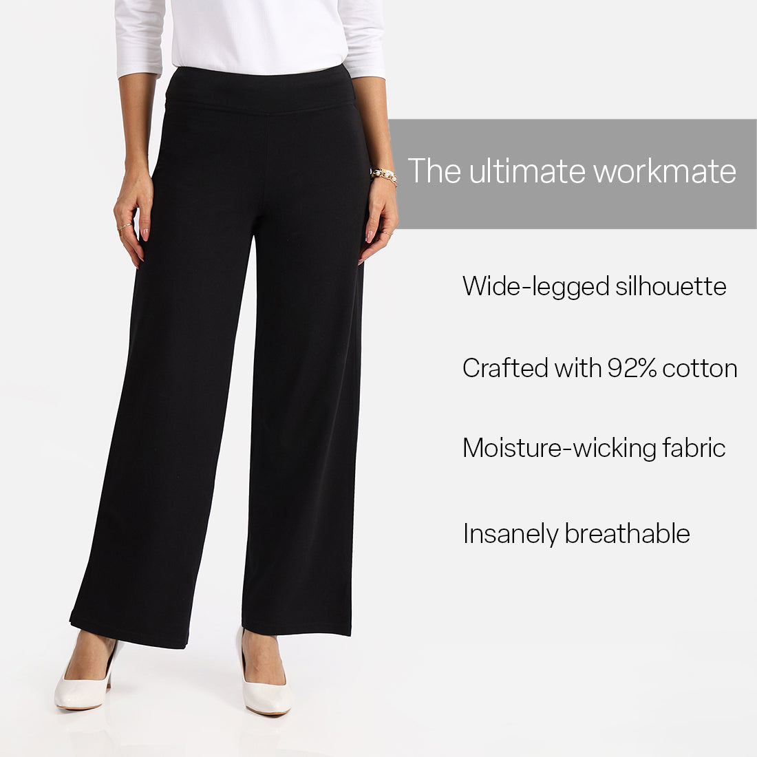 AM:PM Air Wide Trousers - Cotton