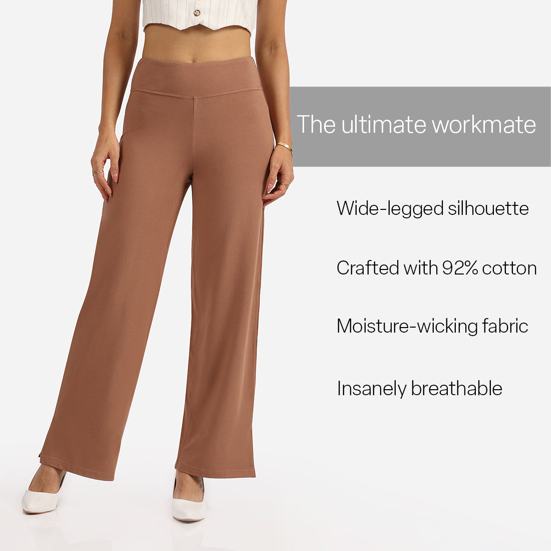 AM:PM Air Wide Trousers - Cotton