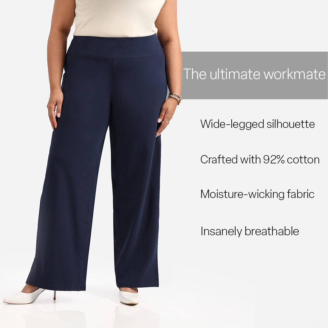 AM:PM Air Wide Trousers - Cotton