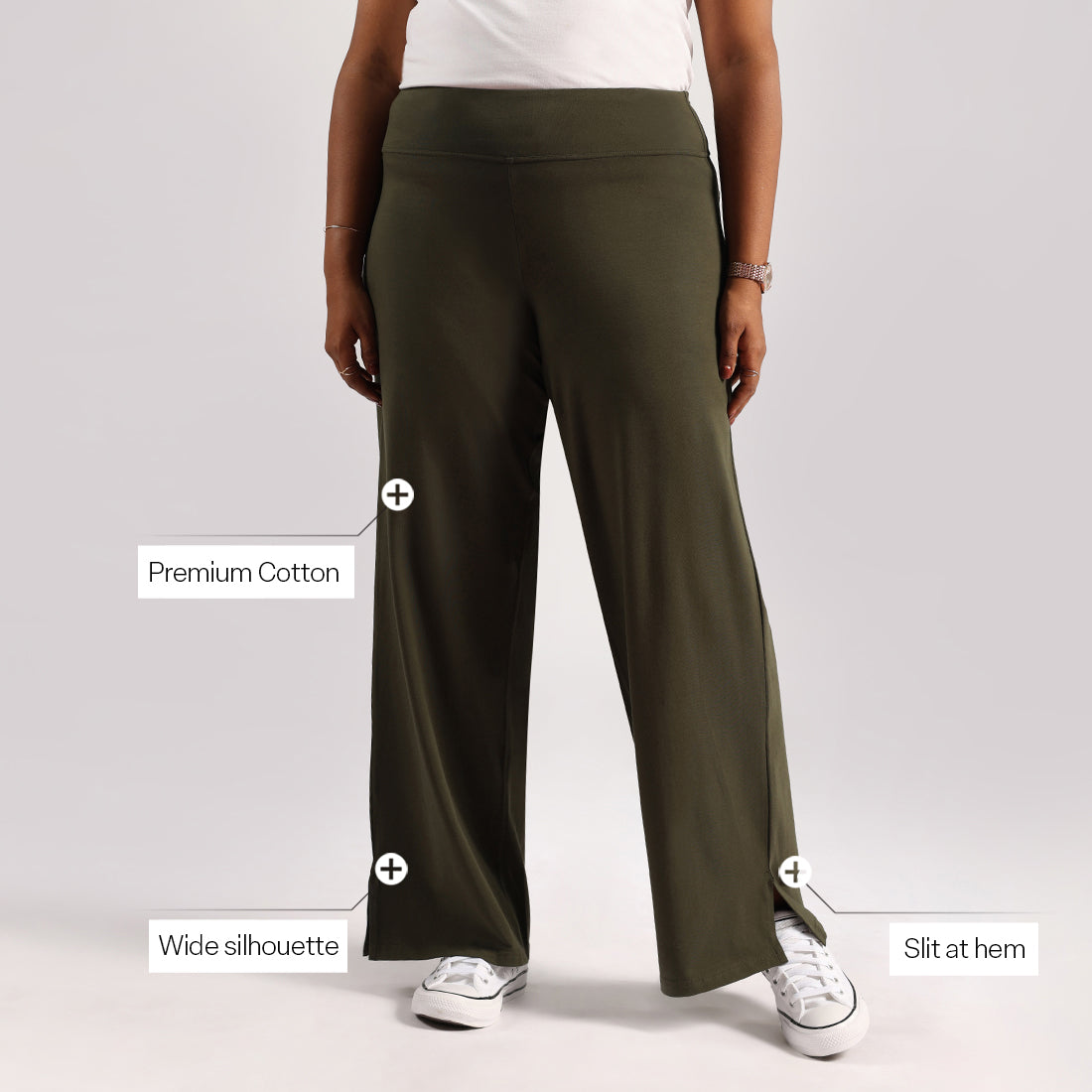 AM:PM Air Wide Trousers - Cotton