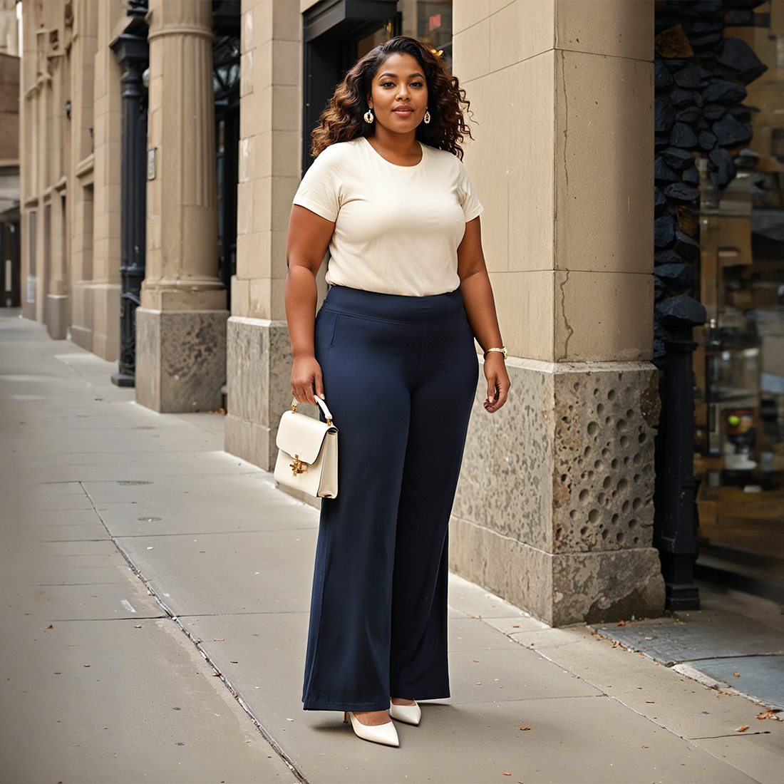 AM:PM Air Wide Trousers - Cotton