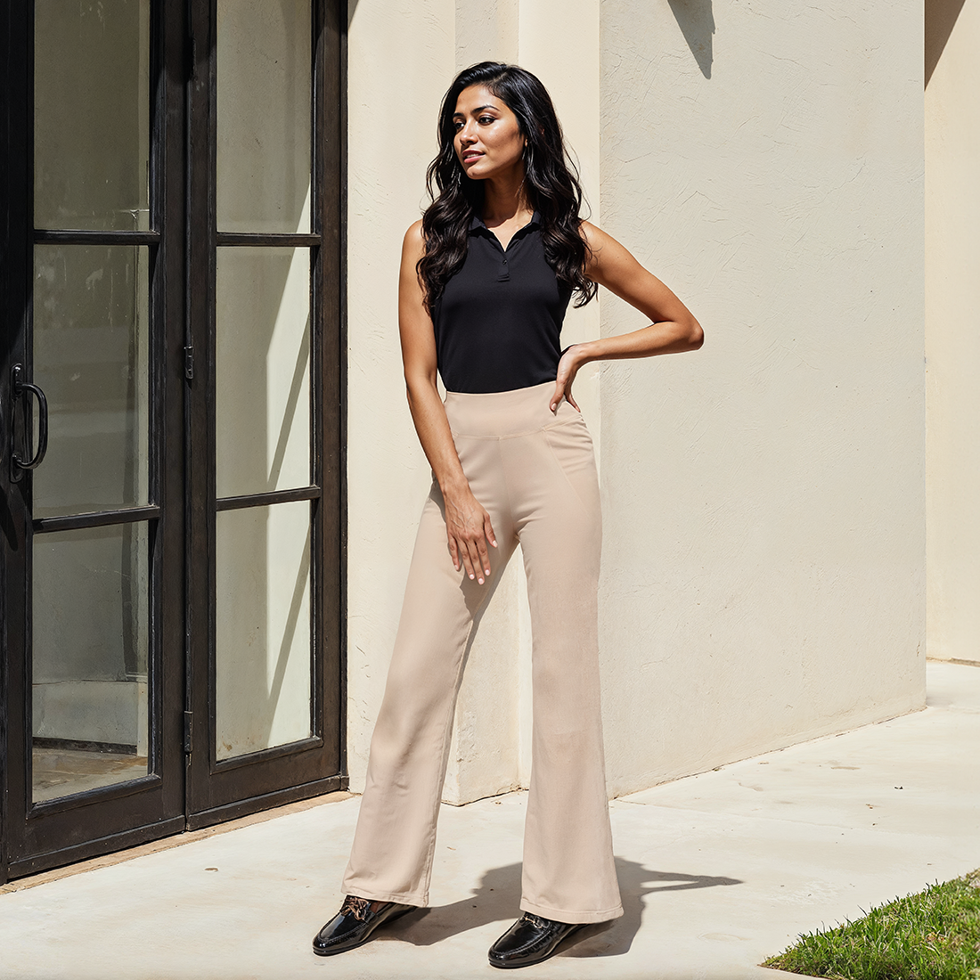 AM:PM Cotton Flare Pants