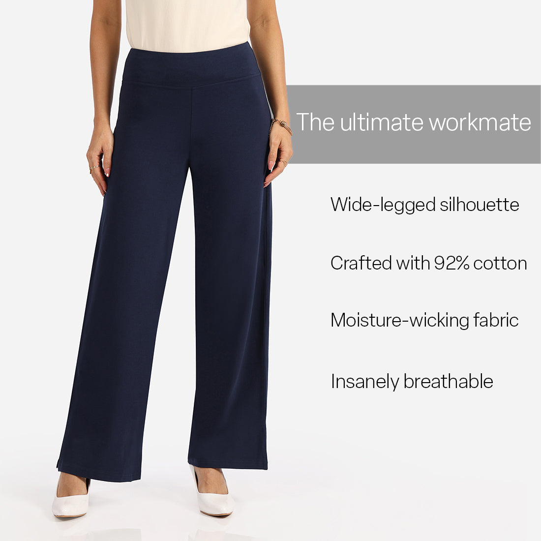 AM:PM Air Wide Trousers - Cotton